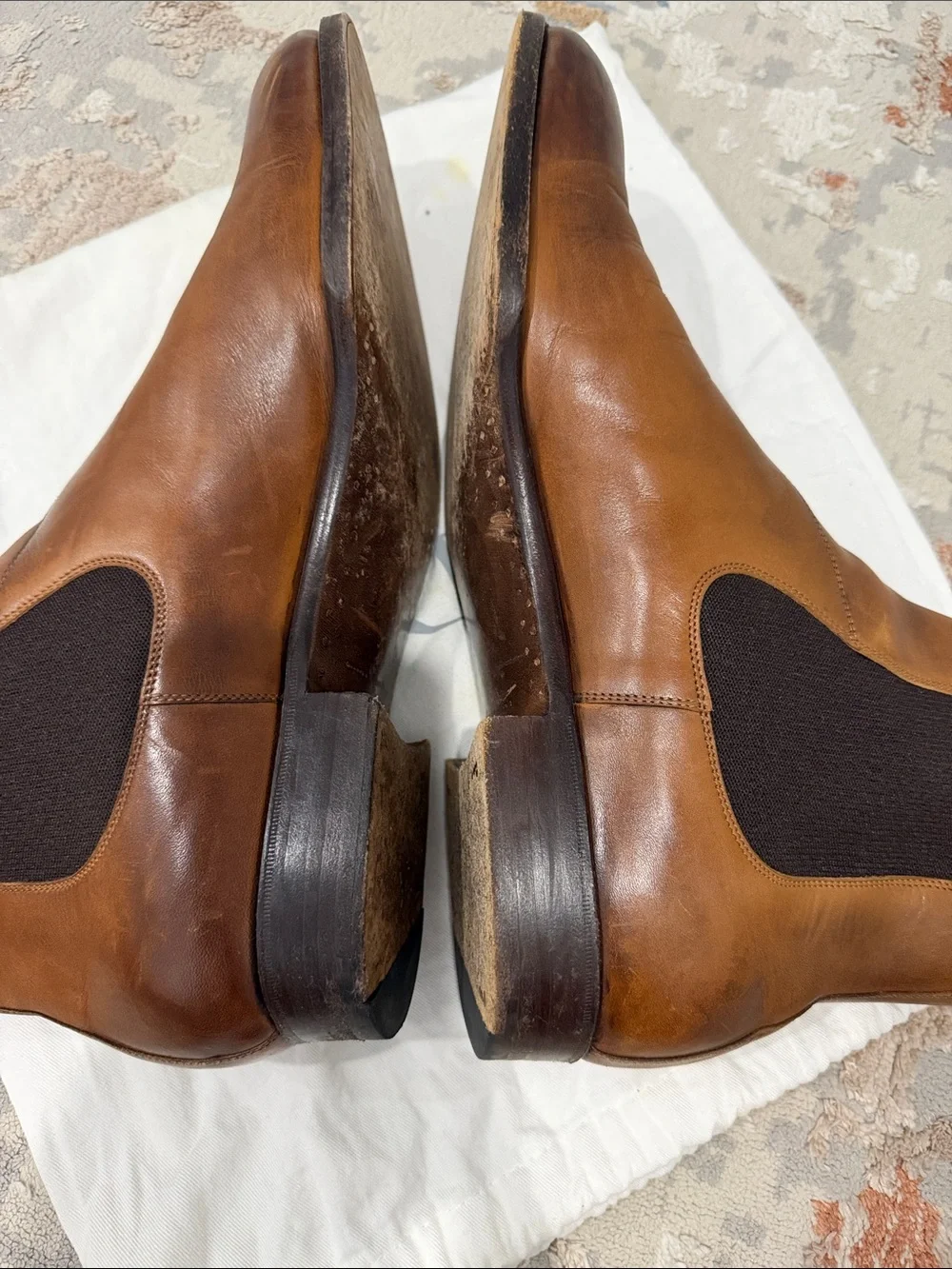 Men's Brown Leather Saints Crispin Boots